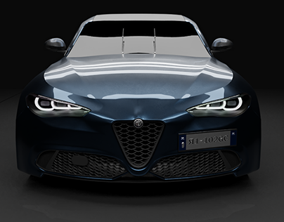 Alfa Romeo Car 3D Design