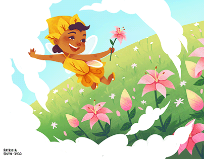 Kano the Flower Fairy Illustration