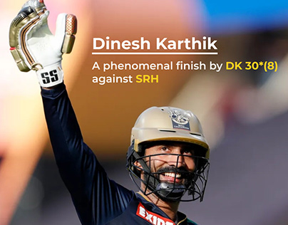 DK - Phenomenal Finish against SRH