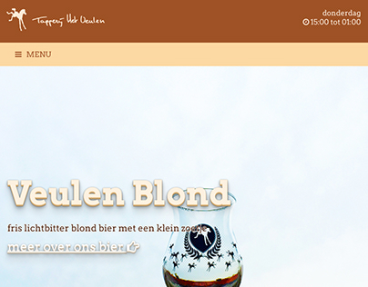 Website @ Tapperij Het Veulen
