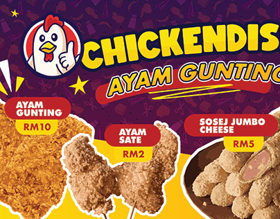 Banner Chickendish Ayam Gunting 2024