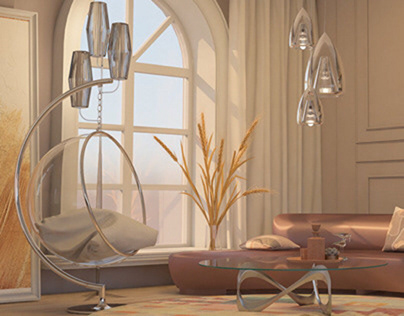 Summer breeze - living room design