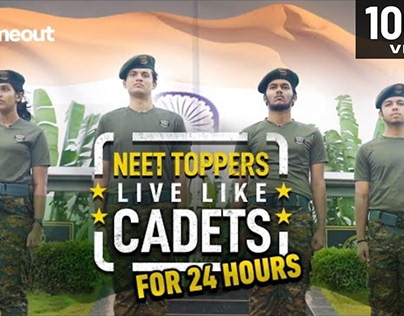 NEET Toppers Live like cadets for 24 hrs as Director