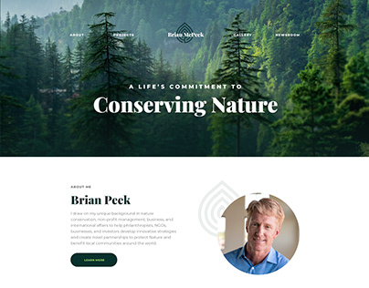Philanthropy/Conservation/Personal Web Design