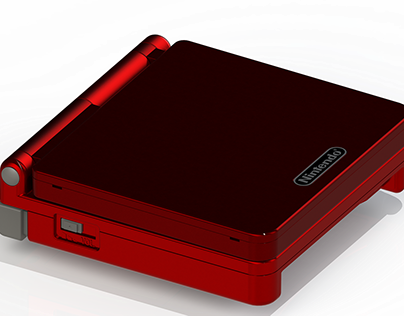 Red Game Boy Advance SP