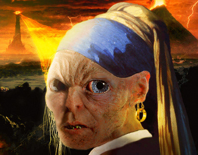 Gollum with the One (ear) Ring