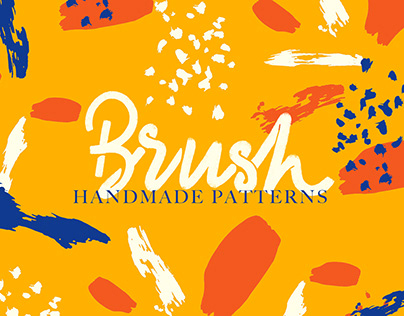 Handmade Seamless Brush Patterns