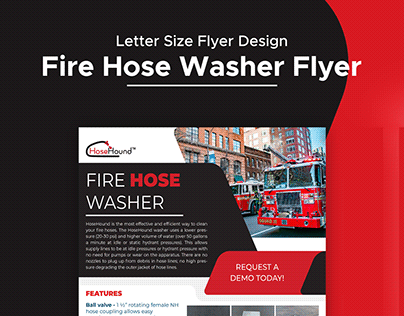 Fire Hose product Flyer Design