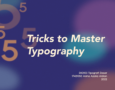 5 Tricks to Master Typography