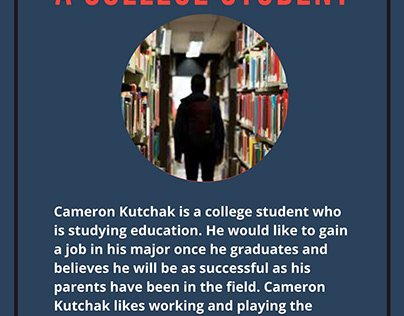 Cameron Kutchak - A College Student