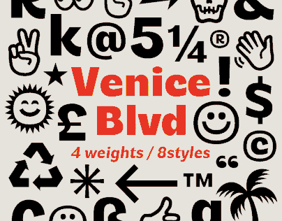 Venice Blvd Font