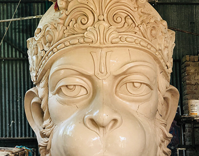 Scalpture Hanuman ji