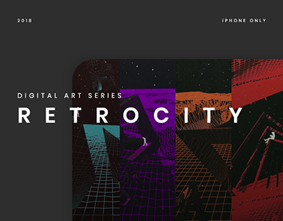RETROCITY | Digital Art Series Made Only On iPhone