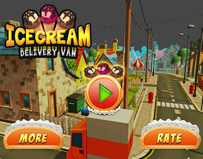 Ice Cream Delivery Van
