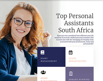 Personal Assistant Agency Landing Page | Website