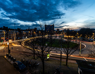 Avondfotografie Surinameplein, Amsterdam
