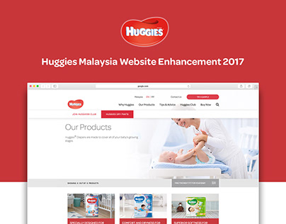 Huggies Malaysia Website Enhancement 2017