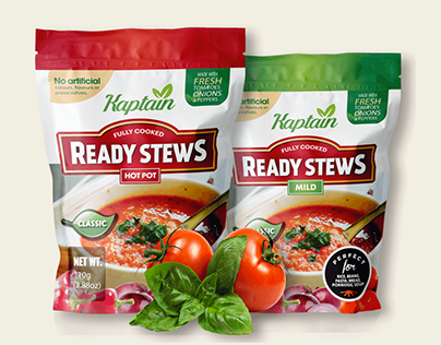 Kaptain Foods Brand Identity and Packaging Design