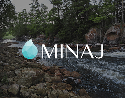 Minaj | Logo and identity design for a mineral water