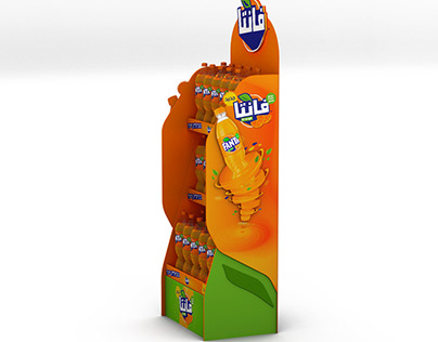 fanta stopper and retail posm stand