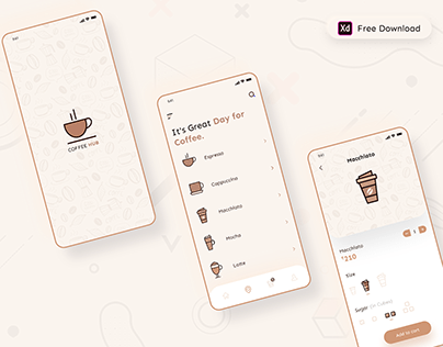 Coffee Shop App - Freebie