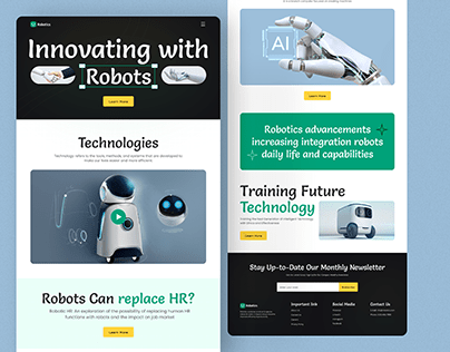 Robotic Website Design