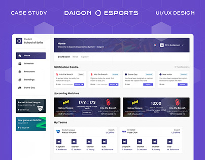 Esports MatchPoint UI/UX