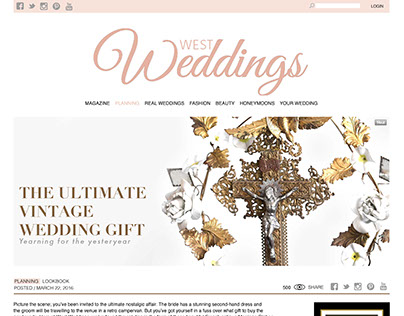 West Weddings Digital Edition Re-Design 2015