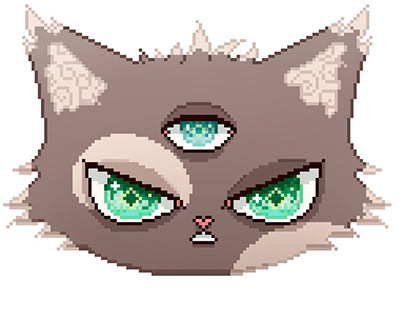 Powerful Eye Cat
