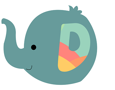 Childe-Elephant themed logo