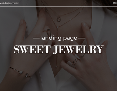Landing Page "Sweet Jewerly"