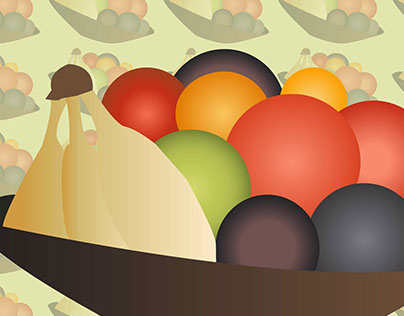 Adobe Illustrator Fruit Bowl