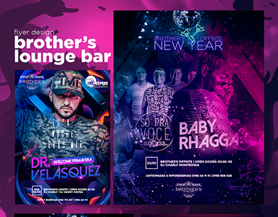 Brother's Lounge Bar | Party Flyer