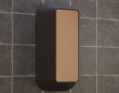 Project thumbnail - Fan bathroom cabinet