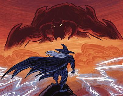 The Lord of Lightning vs Balrog - the graphic novel