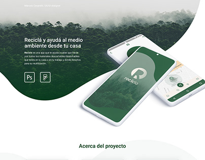 Reciclo app - UX/UI design