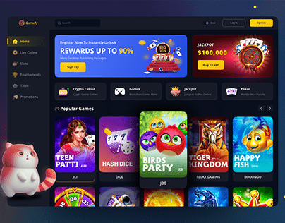 Gaming Website Projects  Photos, videos, logos, illustrations and branding  on Behance