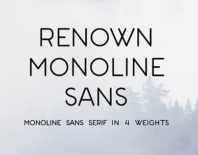 Renown Monoline Sans