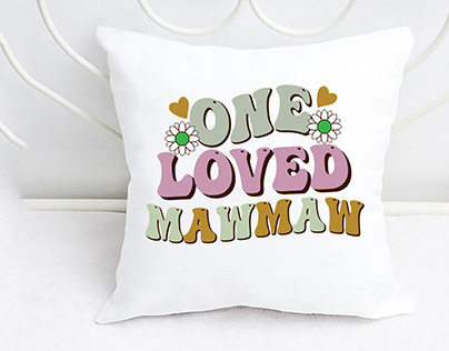 One Loved Mawmaw Retro Sublimation