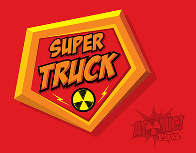 Branding Super Truck ATOMIC PIZZA