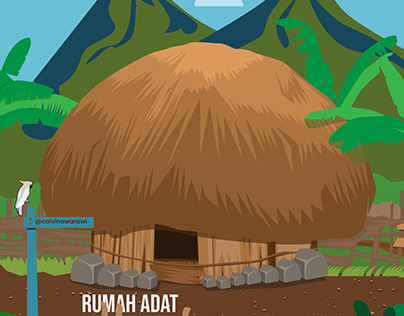 Rumah Adat Papua Honai