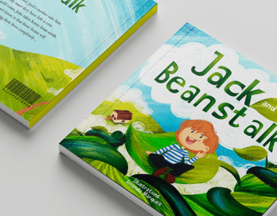 children's book, cover, jack and the beanstalk