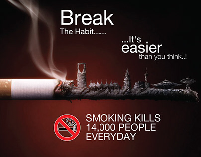 SMOKING KILLS 14,000 PEOPLE EVERYDAY