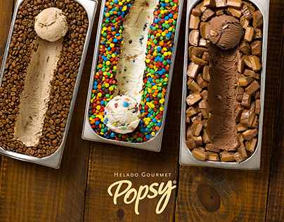 Popsy "Exclusive flavours", retail ad campaign