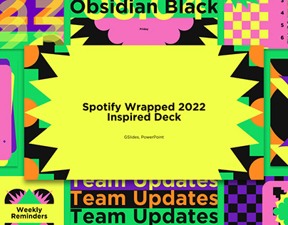 Spotify Wrapped 2022-inspired Deck