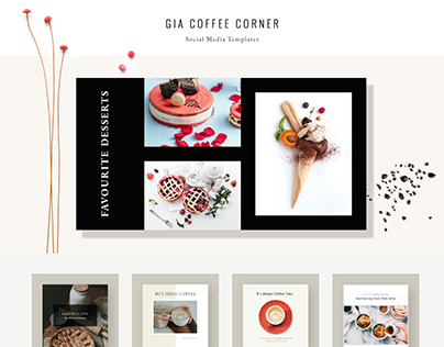 GIA Coffee Corner Social Media Templates