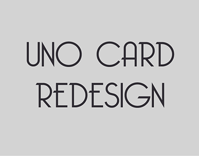 Uno Cards Redesign