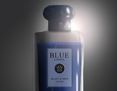 "Blue" Perfume Bottle
