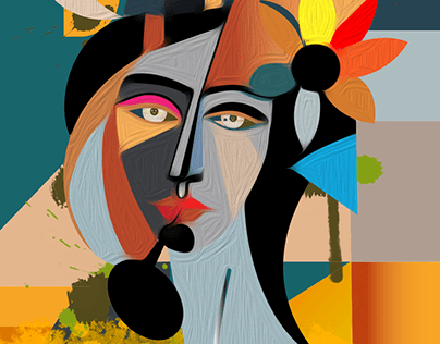 woman Face oil paint