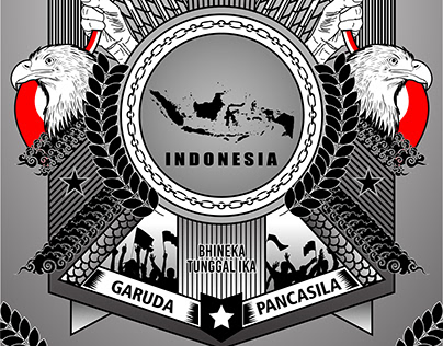 Poster Garuda Pancasila (Personal Project)